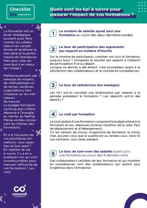 Quels sont les kpi à suivre pour mesurer l’impact de vos formations ?