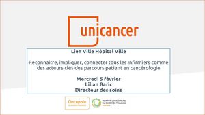 TOW 25: retours d'expérience Infirmiers sur le Label Unicancer IDEL - Lilian Baric