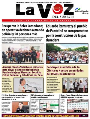 La Vozdel Sureste 17 02 2025