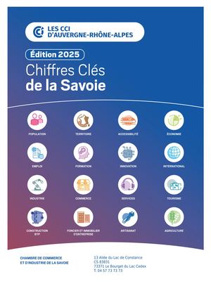 Chiffres Cles 2025 de la Savoie