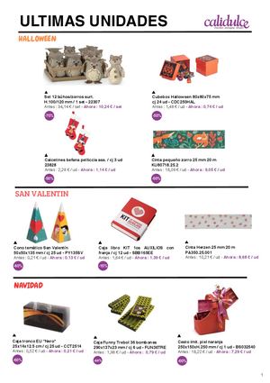 Liquidación Packaging Calidulce Febrero 25