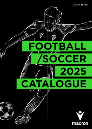 Catalogue Macron 2025 Football