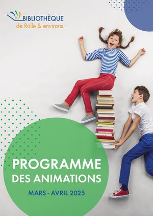 Programme Des Animations Mars Avril 2025