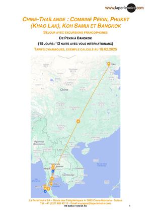 Combiné Pékin, Phuket, Samui Et Bangkok