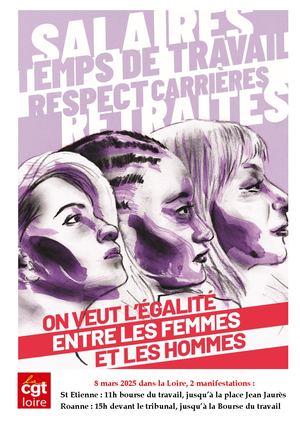 Tract CGT 8 Mars 2025 Dans La Loire