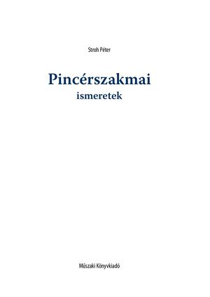 TM-61003 Pincér szakmai ismeretek