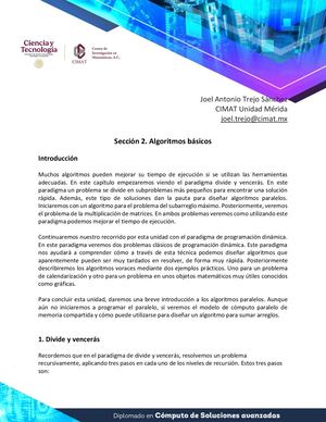 M2U2 - Algoritmos Básicos