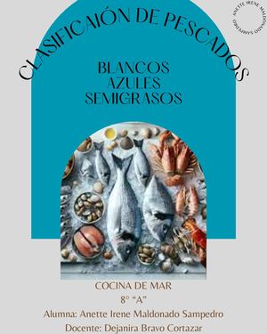 Catálogo De Clasificación De Pescados Cocina De Mar Anette Irene Maldonado Sampedro