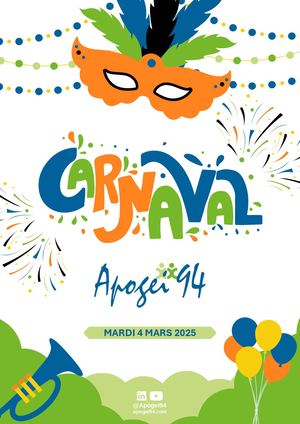 Flyer Carnaval 2025 Apogei 94