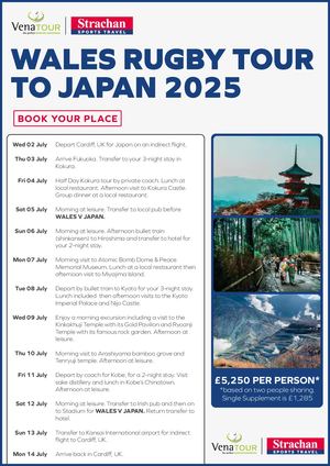 Wales To Japan Full Document Short Tour