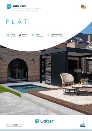 Broschüre Walu Deck FLAT DE