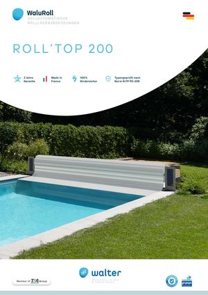 Broschüre Walu Roll ROLL'TOP 200 DE