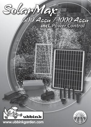 Solar Max 600 Accu 1000 Accu Incl. Power Control