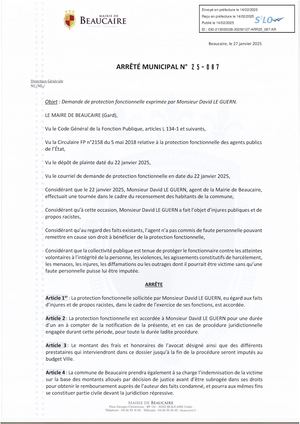 Fichier Parution Des Arrêtés N° 25 087 à 25 095