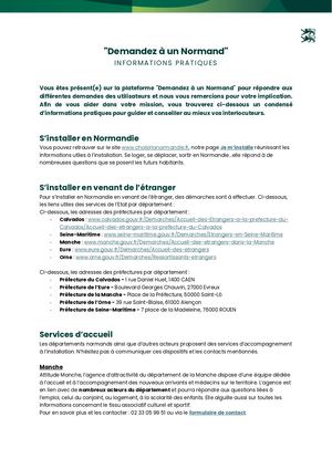 Demandez à un Normand - Guide pratique pour les ambassadeurs