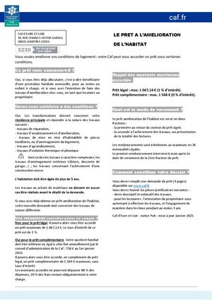 2025 Notice Prêt Amélioration De L'habitat