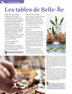 Les Tables De Belle Ile
