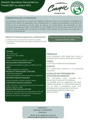 24 & 2504 Devenir Sauveteur Secouriste Au Travail