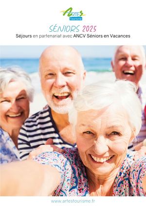 Brochure ARTES Tourisme - ANCV Séniors en Vacances 2025
