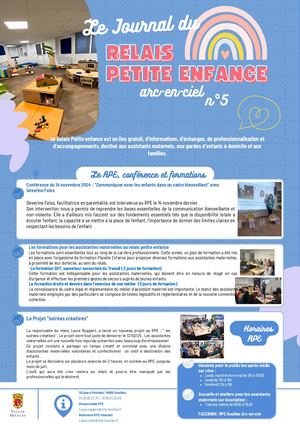Le Journal Relais Petite Enfance n°5