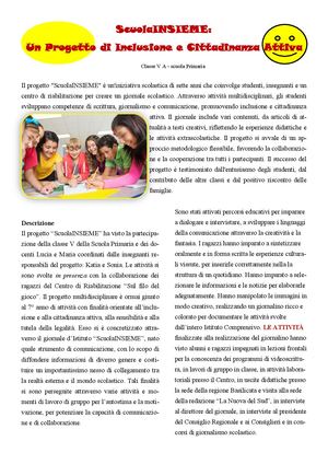 Esempio Giornalino corso