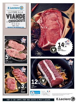 La Foire à la viande et choucroute Mars 2025