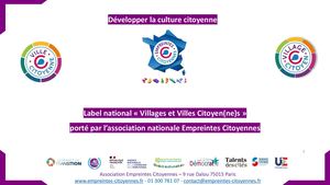 Label Villages et Villes Citoyennes 2025