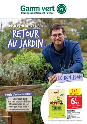 Tract Gamm Vert Retour au jardin