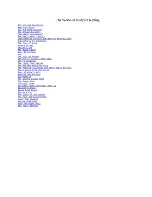 The Works Of Rudyard Kipling (500+ Works).