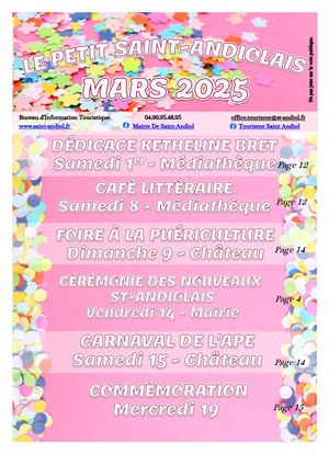 PETIT SAINT-ANDIOLAIS MARS 2025
