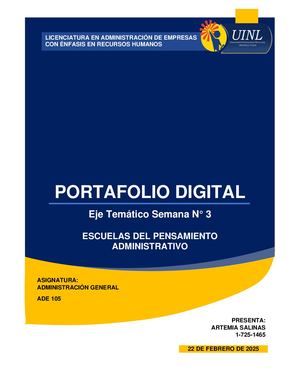 Escuelas del pensamiento administrativo