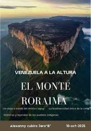 Revista de alexanny, monte roraima