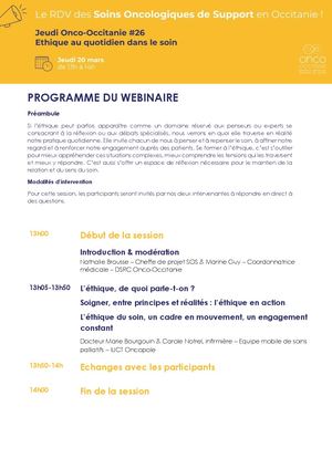 Programme Jo2 #26 Ethique Au Quotidien Dans Le Soin