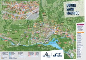 Plan Bourg St Maurice