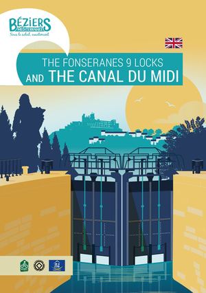 The Fonseranes 9 locks and the canal du Midi