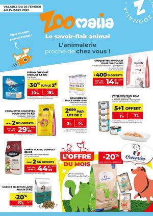 Catalogue ZOOMALIA Mars 2025