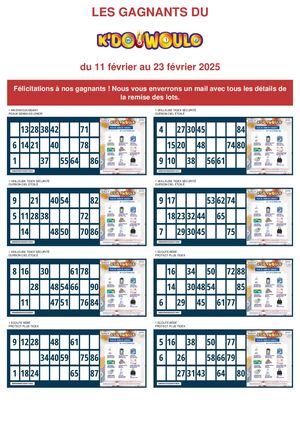 Calaméo - Grilles Gagnantes Kdo Woulo Fevrier Puericulture Février 2025