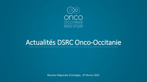 RR Urologie 2025: Présentation DSRC- Chloé MARAIS