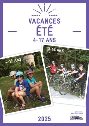Brochure séjour 4-17 ans été 2025