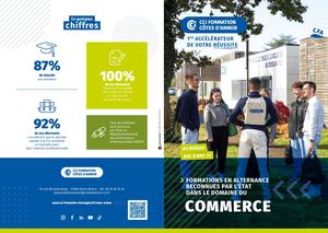 Plaquette Formations diplômantes CCI Formation Côtes d'Armor