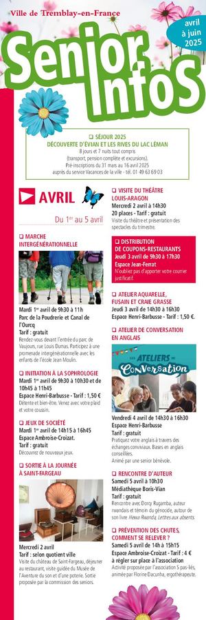 Seniors Infos Avril Juin 2025