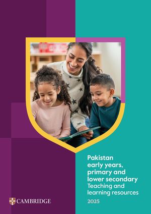 Pakistan Primary and Lower Secondary Catalogue 2025
