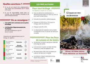 Des Nouveaux Flyers Pour Les éLus Et Le Grand Public Sur Le Risque Incendie ! (1)