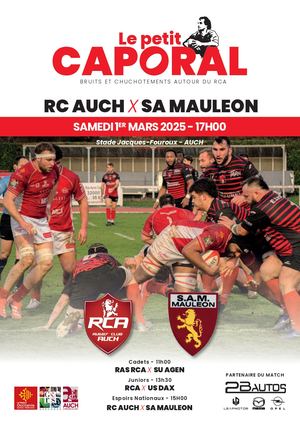 RC Auch / SA Mauléon - samedi 1er mars 2025