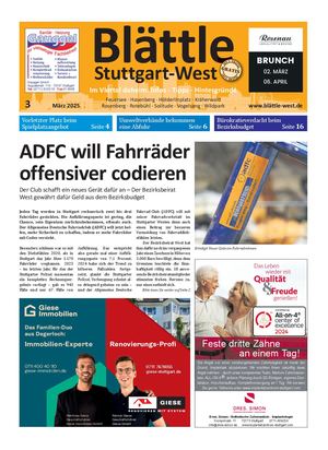 Blättle Stuttgart-West 3/2025