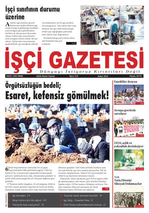 İşçi Gazetesi Sayı: 214 | Şubat 2024