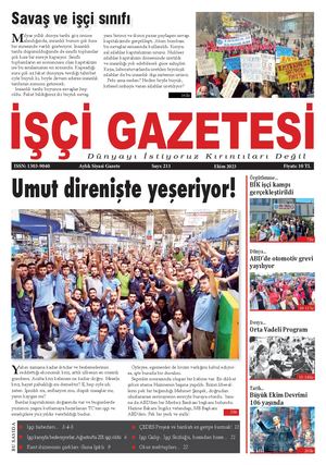 İşçi Gazetesi Sayı: 211 | Ekim 2023