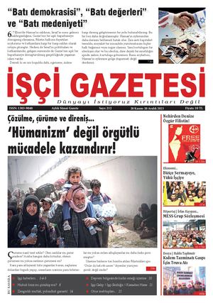 İşçi Gazetesi Sayı: 212 | Kasım - Aralık 2023