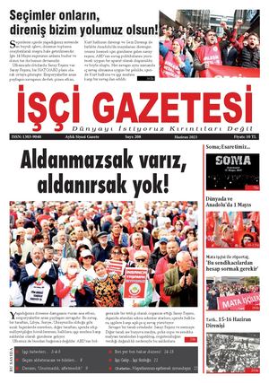 İşçi Gazetesi Sayı: 208 | Haziran 2023
