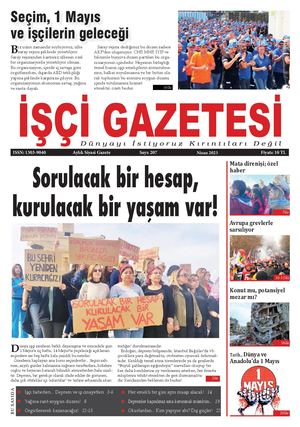 İşçi Gazetesi Sayı: 207 | Nisan 2023